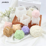 3D Dice Decoration Candle Mold - European & American Characters