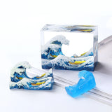 3D DIY Crystal Epoxy Filling Surf Model Japanese Ukiyo Painting