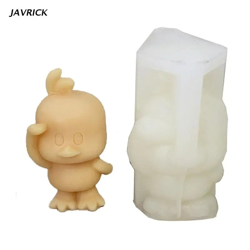 Duck Saluting Candle Silicone Mold Resin Epoxy Craft Tool