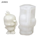 Duck Saluting Candle Silicone Mold Resin Epoxy Craft Tool