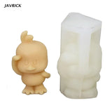 Duck Saluting Candle Silicone Mold Resin Epoxy Craft Tool