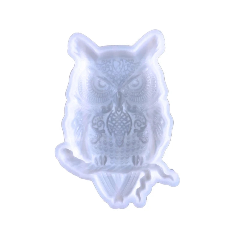 3D Eagle/Owl Silicone Mold Animals Wall Hangings Resin Casting