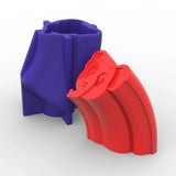 3D Elephant Face Resin Mold for DIY Crafts