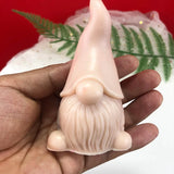 3D Faceless Gnome Silicone Soap Candle Mold Christmas Elf DIY Epoxy Resin Mould