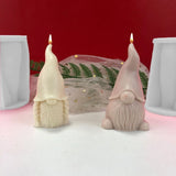 3D Faceless Gnome Silicone Soap Candle Mold Christmas Elf DIY Epoxy Resin Mould