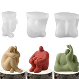 3D Fat Human Body Silicone Mold Epoxy Resin DIY Decor Soap Melt Resin Clay