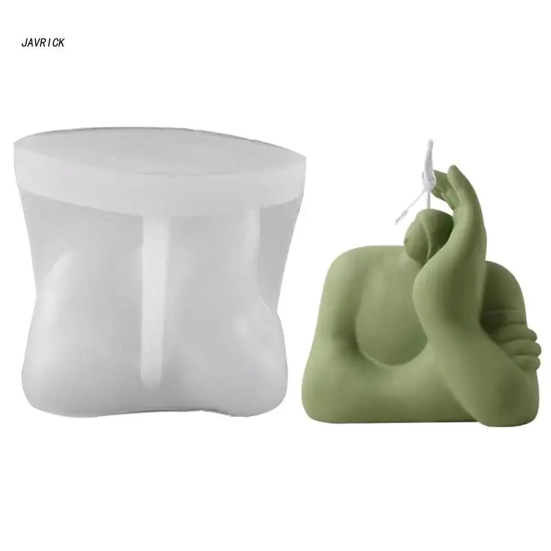 3D Fat Human Body Silicone Mold Epoxy Resin DIY Decor Soap Melt Resin Clay
