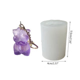 3D Female Model Keychain Epoxy Resin Mold Pendant Silicone Mould DIY Crafts