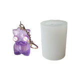 3D Female Model Keychain Resin Mold Pendant Casting Silicone Mould DIY Crafts