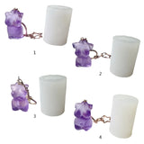 3D Female Model Keychain Epoxy Resin Mold Pendant Silicone Mould DIY Crafts