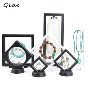 3D Floating Picture Frame Shadow Box Jewelry Display Stand
