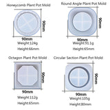 3D Flower Pot Crystal Epoxy Resin Mold Silicone Mould