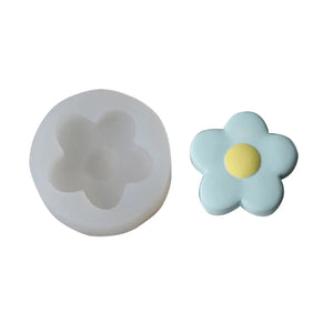 3D Flower Shape Mold Aromatherapy Plaster Mold Making Soap Candle Jewelry