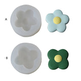3D Flower Shape Mold Aromatherapy Plaster Mold Making Soap Candle Jewelry