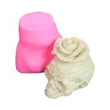 Skull Flower Silicone Mold for Resin DIY Home Decor