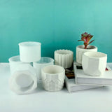3D Flower Vase Silicone Mold for Chocolate Plaster Candle Soap Resin