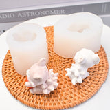 3D Fox Silicone Resin Molds for DIY Cake Making