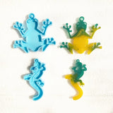 3D Gecko/Frog Candle Molds Soap Molds Key Ring Pendant Mould Tool