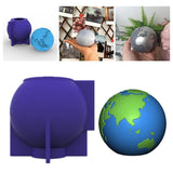 3D Globe Epoxy Resin Mold Candle Plaster Silicone DIY Crafts
