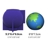 3D Globe Epoxy Resin Mold Candle Plaster Silicone DIY Crafts