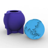 3D Globe Epoxy Resin Mold Candle Plaster Silicone Mould DIY Crafts