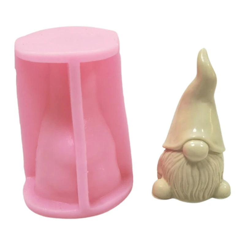 3D Gnomes Epoxy Resin Mold Aromatherapy Plaster Soap DIY Crafts