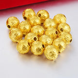 3D Plated Vietnam Sand Money Bead Plating Transfer Beads for Jewelry Making