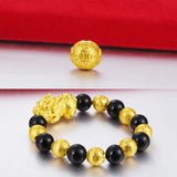 3D Plated Vietnam Sand Money Bead Plating Transfer Beads for Jewelry Making