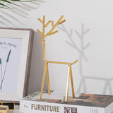 Golden Deer Jewelry Display Stand - Necklace Earrings Organizer