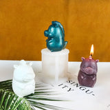 3D Gypsum Donkey Resin Molds - Cute Candle Mould