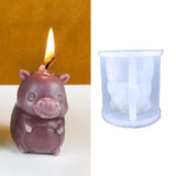 3D Gypsum Donkey Resin Molds - Cute Candle Mould