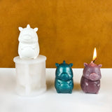 3D Gypsum Donkey Resin Molds - Cute Candle Mould