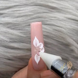 3D Acrylic Flowers Nail Charms Summer Nail Art Accessories