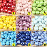 3D Heart Ceramic Beads Charms for Jewelry Making Porcelain Love Accesorios Diy