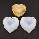 Heart-Shaped Epoxy Resin Storage Box Molds for DIY Crafts