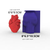 3D Heart Silicone Mold Candle Wax Soap Resin Clay Plaster Mould DIY
