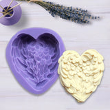 Heart Feather Home Decor Epoxy Resin Mold DIY Crafts Silicone Mould