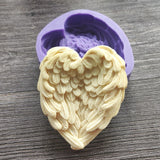 Heart Feather Home Decor Epoxy Resin Mold DIY Crafts Silicone Mould