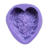 Heart Feather Home Decor Epoxy Resin Mold DIY Crafts Silicone Mould