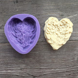 Heart Feather Home Decor Epoxy Resin Mold DIY Crafts Silicone Mould