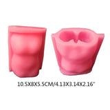 3D Human Body Candle Epoxy Resin Mold - Aromatherapy Plaste Casting Silicone