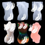 3D Human Body Candle Silicone Wax Mold Art Soap Chocolate Epoxy