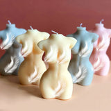 3D Human Body Candle Silicone Wax Mold Art Soap Chocolate Epoxy