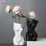 3D Human Girl Body Vase UV Crystal Epoxy Mold Flower Pot Resin Mould