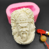 3D Human Head Epoxy Resin Mold DIY Crafts Home Decor Tools