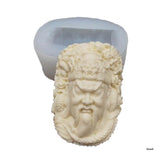 3D Human Head Epoxy Resin Mold DIY Crafts Home Decor Tools