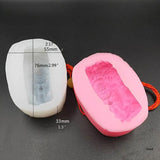 3D Human Head Epoxy Resin Mold DIY Crafts Home Decor Tools