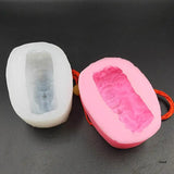 3D Human Head Epoxy Resin Mold DIY Crafts Home Decor Tools