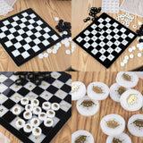 3D International Chess Board Mold Epoxy Resin Casting DIY
