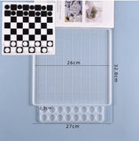 3D International Chess Silicone Mold for DIY Epoxy Resin Crafts